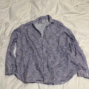 Frank & Eileen Purple Casual Button Down Eileen Shirt Size XL worn 2x